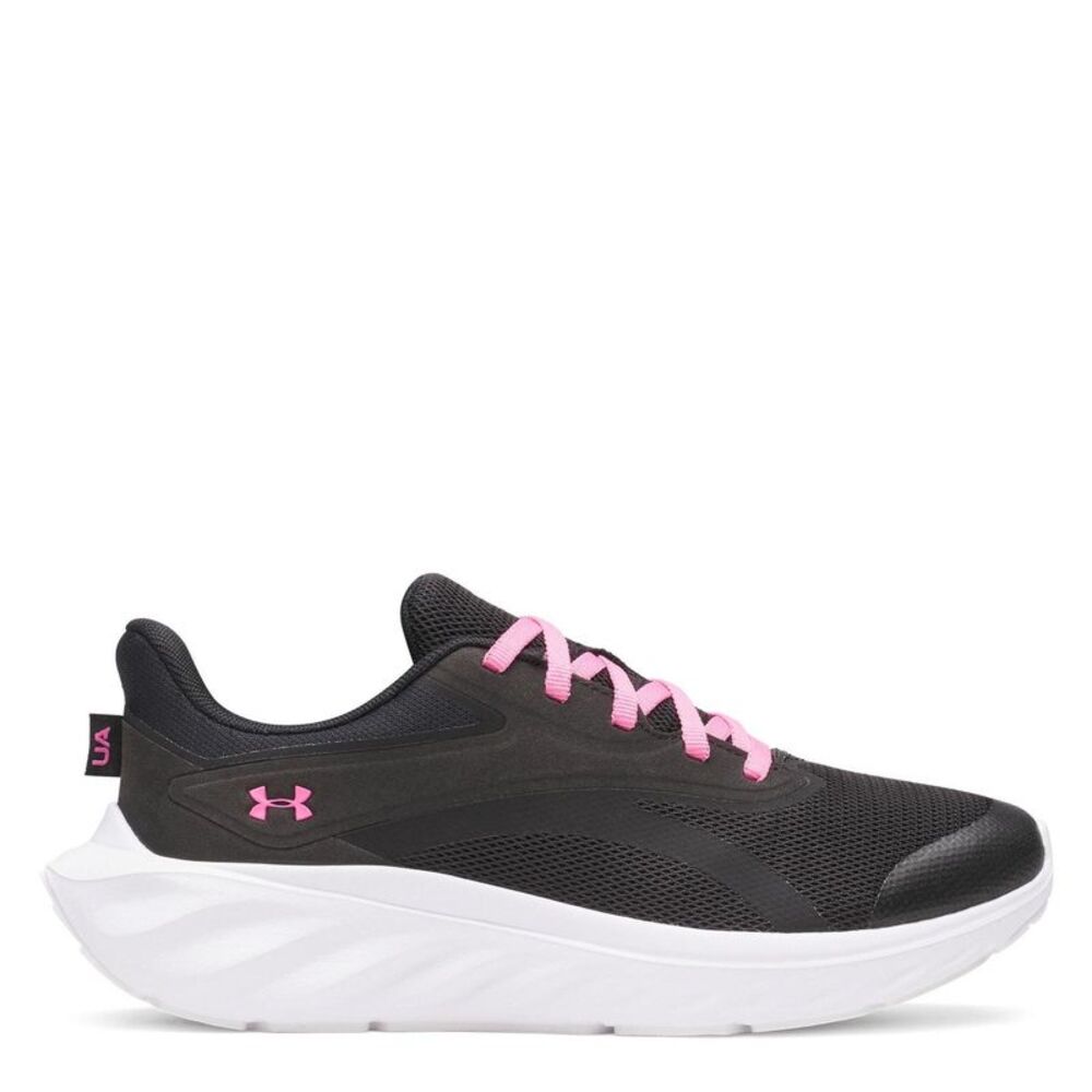 Under Armour Womens/Ladies Ascend Running Shoes / Black/Pink